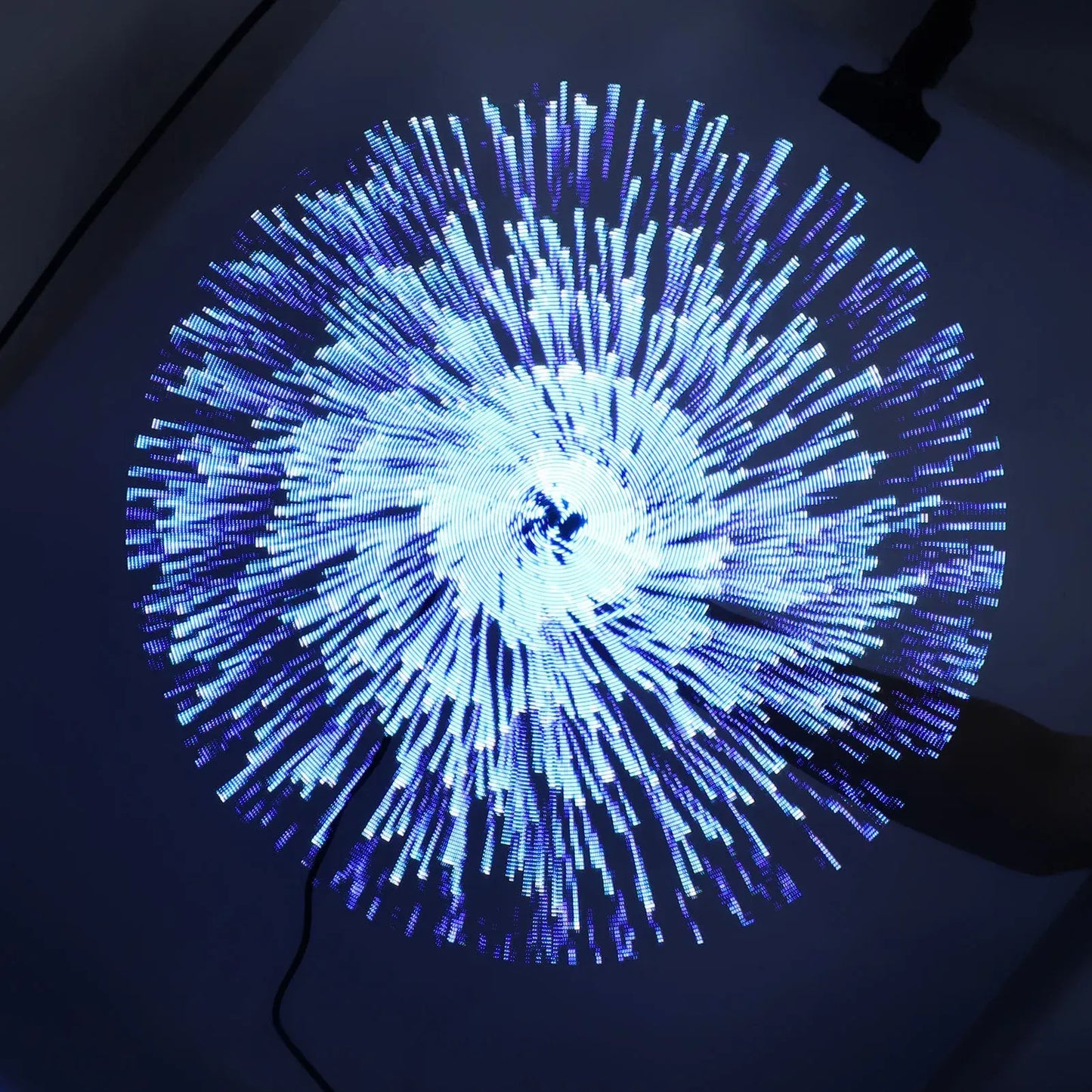 3D Holograma Projector Logo Display 42CM LED Fan Wifi Holographic APP Ios/Android