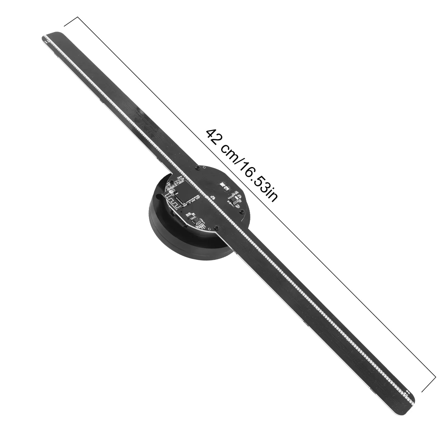 3D Holograma Projector Logo Display 42CM LED Fan Wifi Holographic APP Ios/Android Advertising Machine Imaging Hologram Player