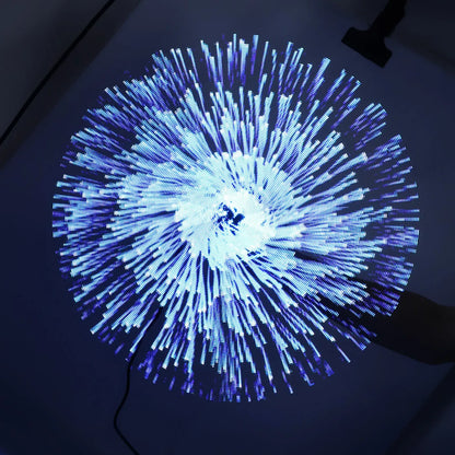 3D Holograma Projector Logo Display 42CM LED Fan Wifi Holographic APP Ios/Android